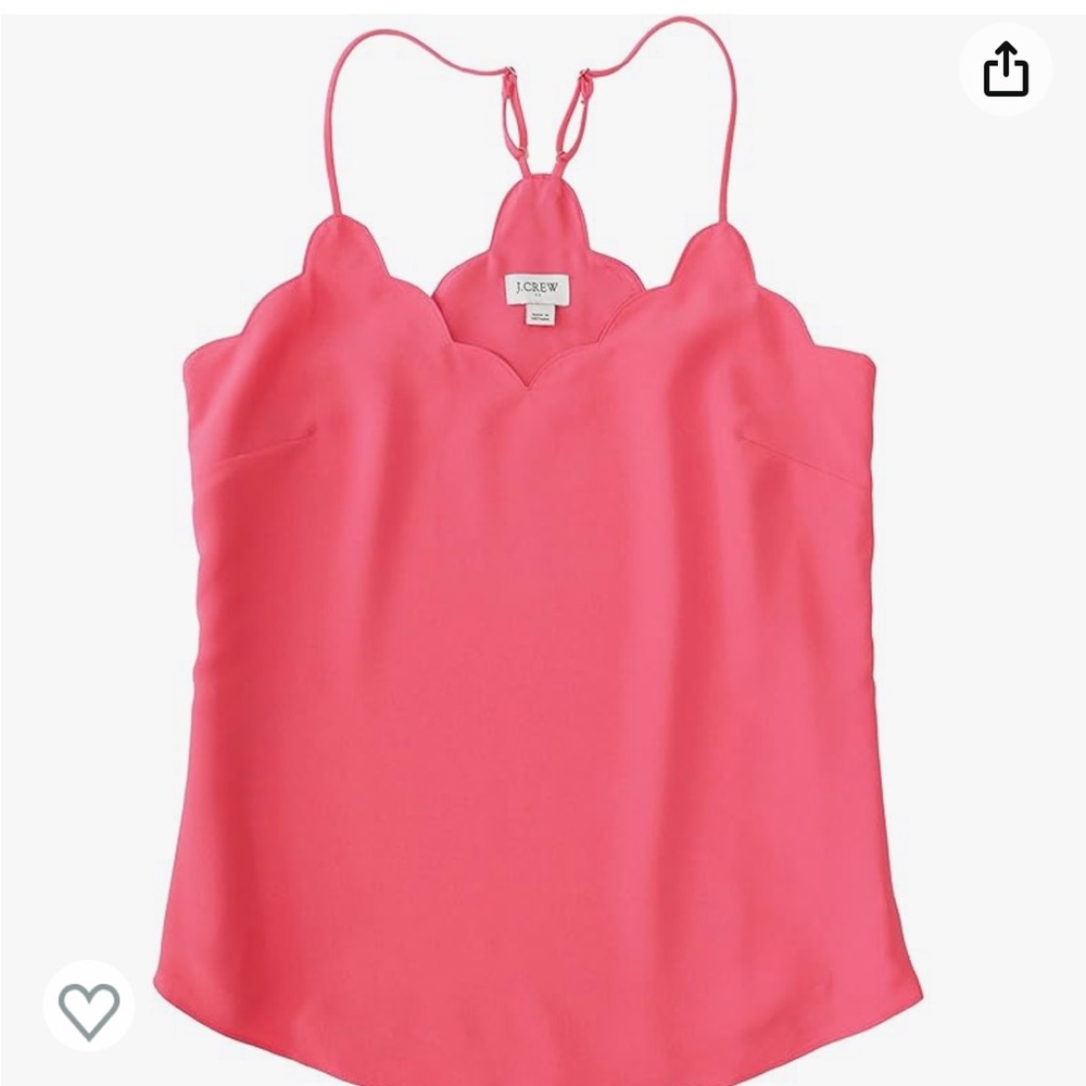 J. Crew Scalloped Cami top